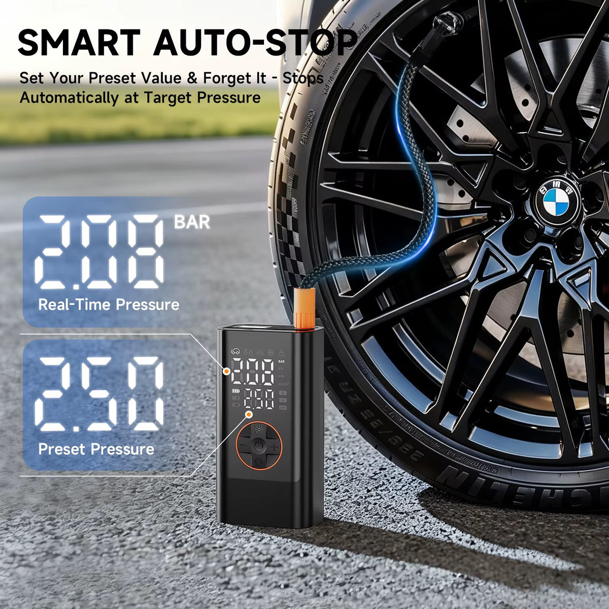 Smart tire inflator